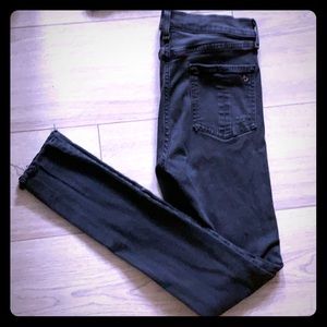 Rag & Bone Distressed High Rise Skinny Jeans